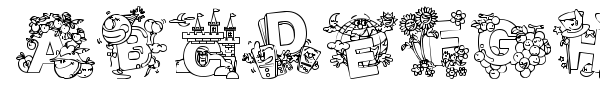 Crayola Kiddy Font font preview